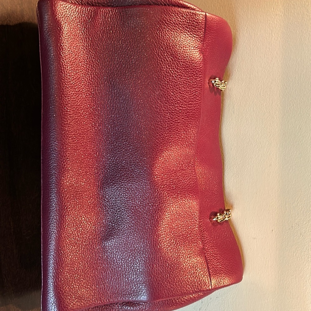 Kate Spade Bag. 10x13.  Burgundy.  Excellent condition.